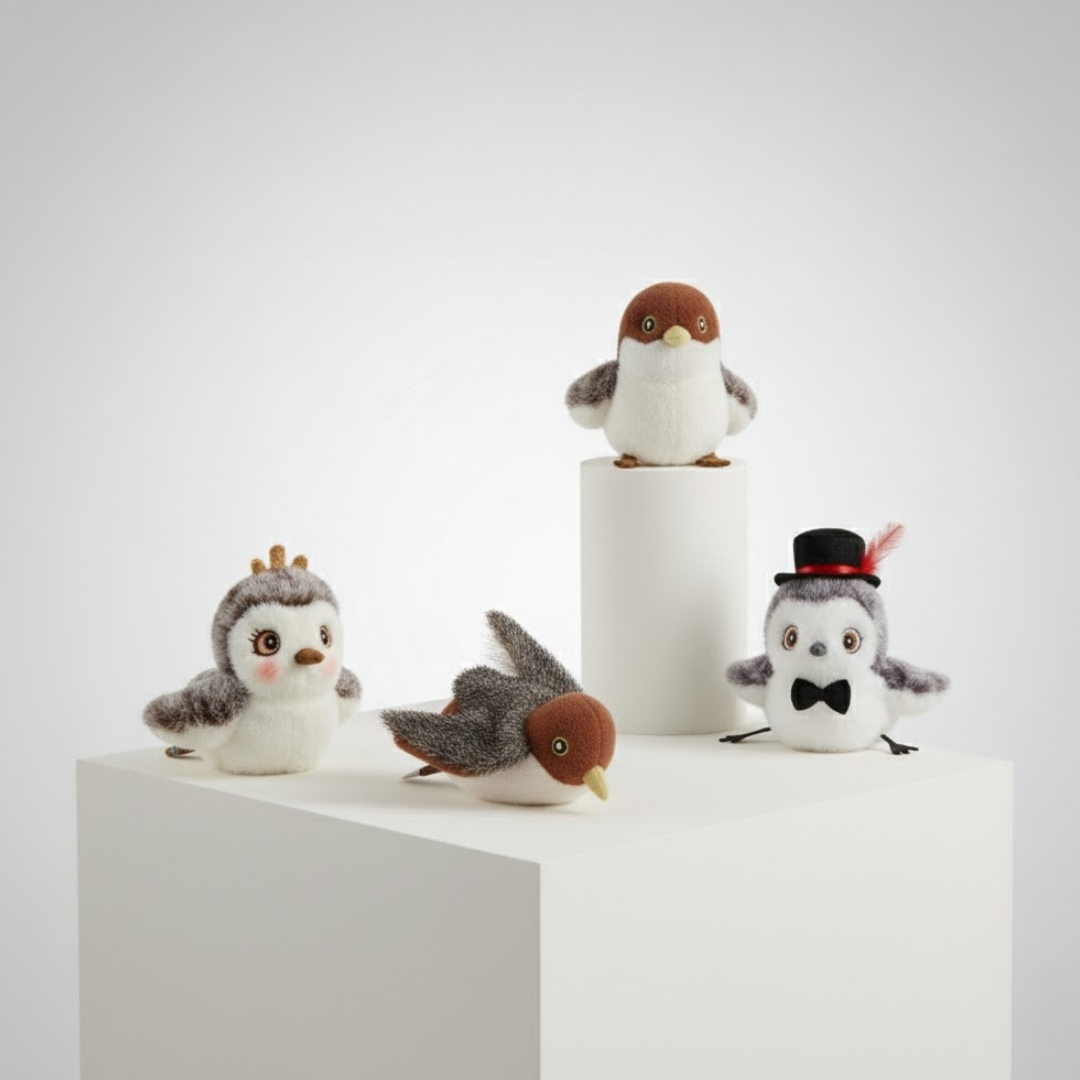 Interactive Cat Flapping Bird Toy