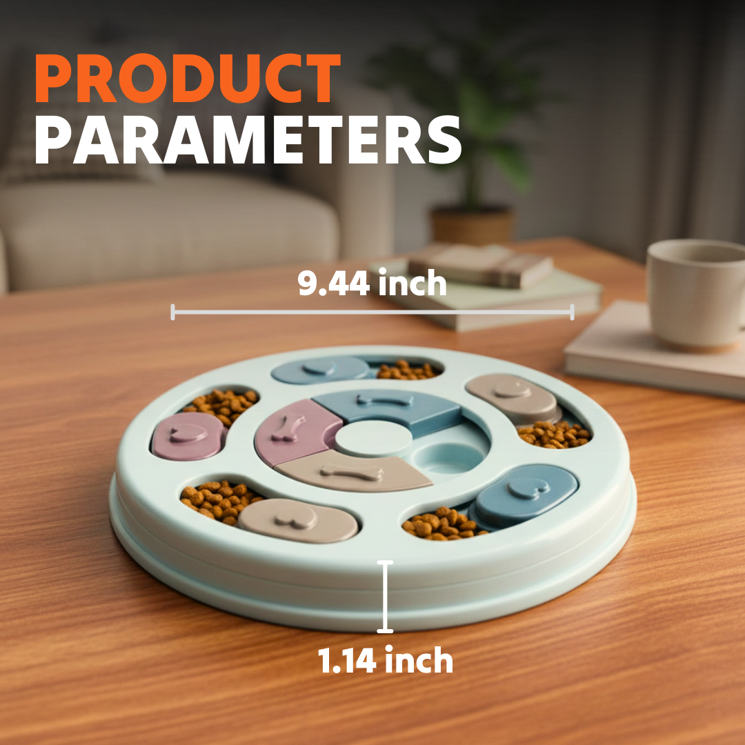 Paw Bounds™ Dog Puzzle Toy – Interactive Food Game for Mental Stimulation