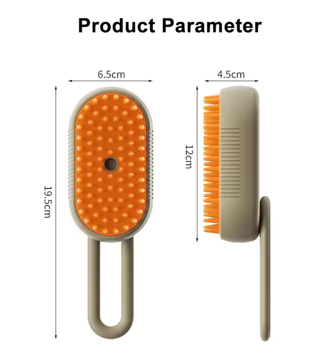 Dog Spray Massage Comb 3 in 1 Rechargeable